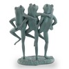 SPI Home Dancing Frog Trio Sculpture – 18.5" Tall Cast Aluminum Garden Accent, Whimsical Outdoor Statue in Antique Bronze Finish - 4 of 4