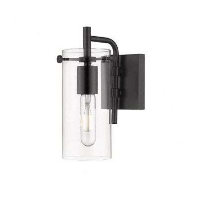 Innovations Lighting Press 1 - Light Vanity in  Matte Black