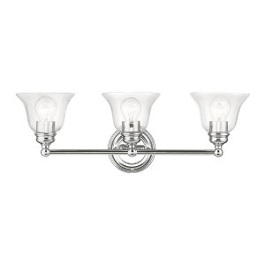 Livex Lighting Moreland 3 - Light Vanity in  Polished Chrome - 1 of 4