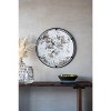 VYNXARIA 31.5*0.5" Theodor Mirror with industrial design Round Mirror with Metal Frame for Wall Decor & Entryway Console Lean Against Wall - 3 of 4