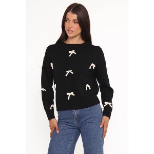 Voss Bow Knit Sweater - 1 of 4