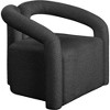Meridian Furniture,Otto Black Boucle Fabric Accent Chair - 3 of 4