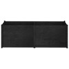 vidaXL Garden Planter Black 78.7"x19.7"x27.6" Solid Wood Pine - 2 of 2