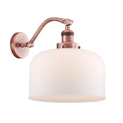 Bell - 1 Light Wall Sconce In Industrial Style-13 Inches Tall and 12 Inches Wide