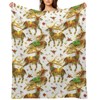 DSANE Christmas Reindeer 1 Christmas Throw Blanket Soft Fleece Christmas Blanket Cozy Flannel Throw for Couch Bed - 2 of 4