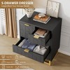 5 Drawer Dresser for Bedroom, Chest of Drawers with Metal Base, Modern Dresser Chest Cabinet Organizer - 4 of 4