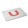 Deny Designs April Lane Art Block Monogram Memory Foam Bath Mat - 2 of 4