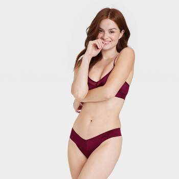 Women's Cotton Stretch Bikini Underwear - Auden™ Cherry Red XL - Yahoo  Shopping