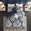 NicBex 6 Pcs Transitional Comforter Set Cozy Cotton Bedding Set, Cotton Printed Duvet Cover Set, 1 Duvet Cover, Shams, Pillows, Machine Washable - 4 of 4