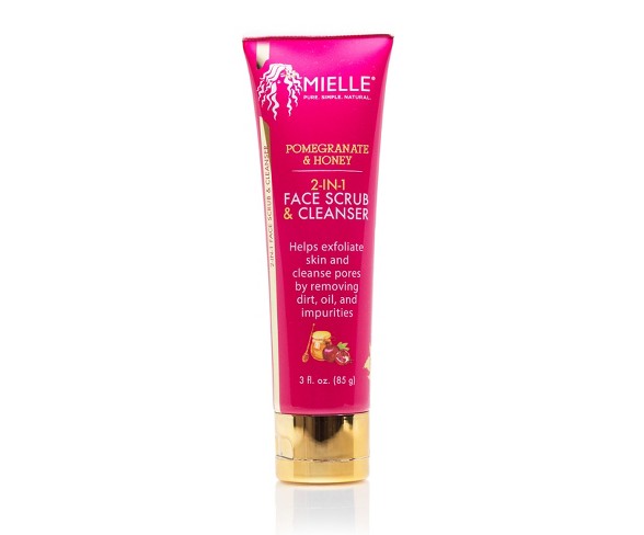 Mielle s 2 in 1 Our Pomegranate Honey Face Scrub And  - 3oz