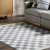 Nuloom Naya Checkered Pet Friendly Machine Washable Area Rug - 3 of 4