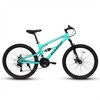 YONWAY 26 Inch Adults Mountain Bike, MTB with 21 Speeds, High-Tensile Steel Frame, V Brake, Hardtail Bicycle for Mens and Womens, Blue - 2 of 4