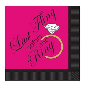 Beistle Last Fling Luncheon Napkins, (48/Pkg) Multicolored - 1 of 1