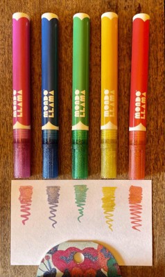 5ct Paint Markers Bullet Tip Glitter - Mondo Llama™ : Target