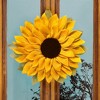 Charming Burlap Sunflower 22" Wreath, Vintage Front Door Decor with Rustic Farmhouse Style| OrnamentallyYou - 4 of 4