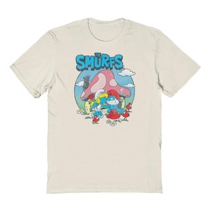 The Smurfs Men's House Owners Short Sleeve Graphic Cotton T-shirt - 1 of 1