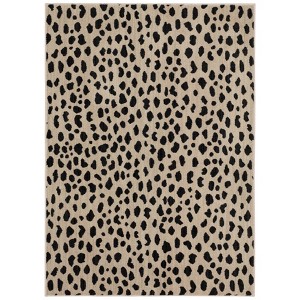 Daffodil Leopard Print Woven Rug - Threshold™ - 1 of 4