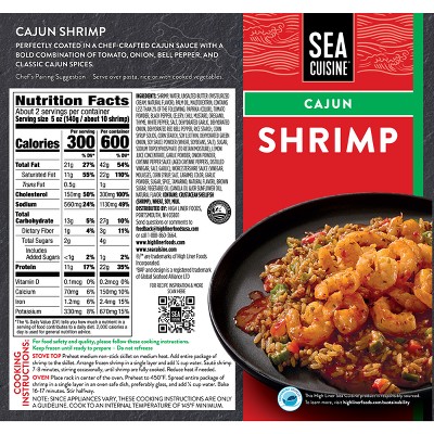 Sea Cuisine Cajun Shrimp - Frozen - 10oz