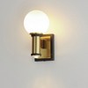 Maxim Lighting San Simeon 2 - Light Wall Light in  Black/Natural Aged Brass - 2 of 3