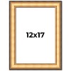 PosterPalooza | Traditional Gold Picture Frame - UV Acrylic, Foam Board Backing, Hanging Hardware - 2 of 4