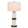 Cal Lighting Carrington 31" Height Charcoal Grey Metal/Glass Table Lamp - 2 of 4