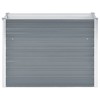 vidaXL Raised Bed Grey Galvanized Steel 94.5x31.5x30.3 in Sturdy - 3 of 4