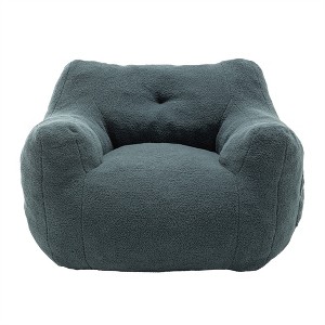 XINGHANZHENXUAN Giant Bean Bag Chair with Armrests, High-Density Foam Filled Lazy Sofa for Living Room, Bedroom & Game Room - 1 of 4