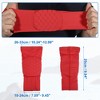 Unique Bargains 2pcs Elbow Brace Support Sleeve Elbow Pad Sleeve for Women Men Red L Size - 2 of 3