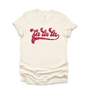 Simply Sage Market Women's Fa La La Retro Short Sleeve Graphic Tee - 1 of 4