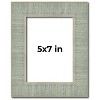 PosterPalooza | Photo Size Sculpted Blue Picture Frame - UV Acrylic, Foam Board Backing, Hanging Hardware - 2 of 4