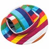 Pet Life Colorfur UV Protectant Adjustable Fashion Canopy Brimmed Dog Hat Cap, LG, Multi - 2 of 4