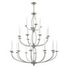 Livex Lighting Home Basics 24 - Light Chandelier in  Brushed Nickel - 4 of 4
