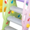 Infurnic Baby Activity Gyms 5-in-1 Kids Playground, Giraffe Design, Slide, Swing, Basketball, Football, Ring Toss, Multicolored, 40.55"*12.2"*22.83" - 2 of 4