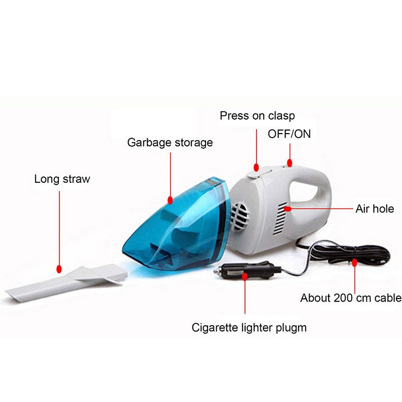 Milex Portable 12V Handheld Auto Vacuum Cleaner, 2 of 6