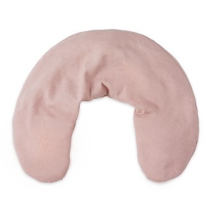 Bucky Linen Hot/Cold Neck Wrap, Natural Buckwheat Seed Filling, Hypoallergenic, Pink - 1 of 4