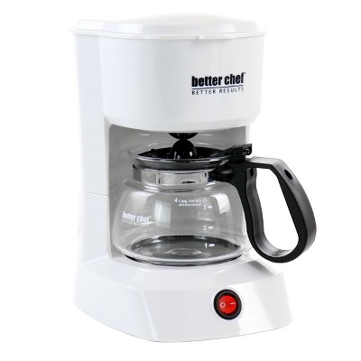 Better Chef 12 Cup 900 Watt Coffee Maker in White