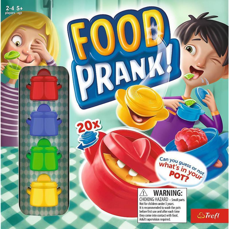 Trefl FoodPrank Game: Creative Thinking Board Game, Ages 5+, Gender Neutral, 2-4 Players, 30+ Min Play Time, 1 of 6