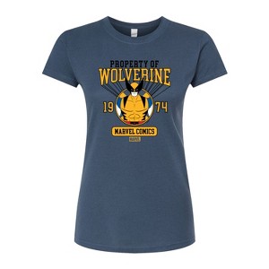 Women's - Marvel - Property of Wolverine Fitted Graphic T-Shirt - 1 of 3