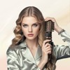 VEVOR Rotating Hair Dryer Brush, Ionic Hot Air Styling Brush Set with 3 Ceramic Coated Head (1.6", 2", 2"), 4 in 1 Volumizer, 3-Temp Blow Dryer ,Black - 2 of 4