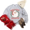 Simply Sage Market Women's Graphic Sweatshirt Don't Stop Believin' Santa Checkered - 3 of 4