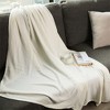 Peace Nest Ultra Soft Waffle Weave Knit Throw Blanket, Lightweight Cozy Woven Blanket Perfect for All Season - 2 of 4