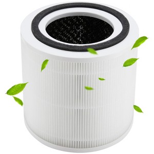 Musment Air Purifier for Home Bedroom Large Room Covers Up to 960ft², True HEPA Filter Air Purifiers with Air Quality Monitor, 360°Air Outlet Portable - 1 of 4