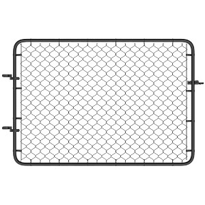 Outsunny Garden Gate Chain Link Fence Gate, Galvanized Steel Garden Door for Yard Entrance Way - 1 of 4