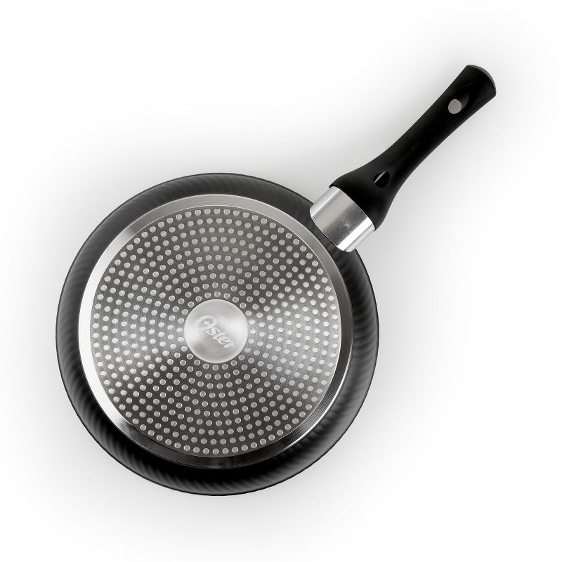 Oster Kono 9.5 Inch Aluminum Nonstick Frying Pan in Black with Bakelite Handles, 3 of 11