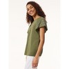 Jones New York Flutter Short Sleeve Top - 2 of 3
