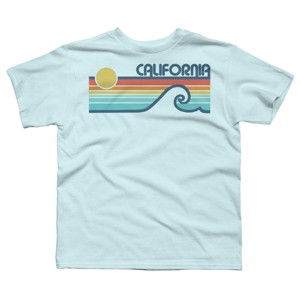 Boy's Design By Humans California Retro Sunset By LuckyU T-Shirt - 1 of 3