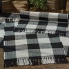 Park Designs Buffalo Check Rag Rug - Black & Cream - image 2 of 3