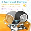 SUGIFT Kids Sitting Scooter Set with 360° Swivel Casters, Durable Plastic Build, Stackable Design, and Colorful Indoor Outdoor Play - 4 of 4