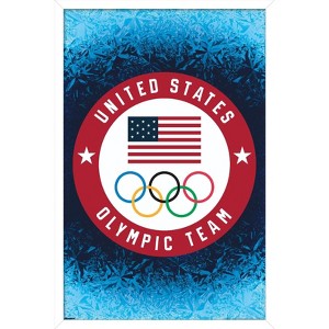 Trends International Team USA: 2026 Winter Olympics (Milan) - Logo Framed Wall Poster Prints - 1 of 4