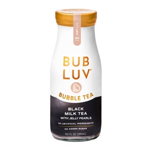 BUBLUV Bubble Tea Black Milk Tea with Jelly Pearls - 9.5 fl oz - 1 of 4